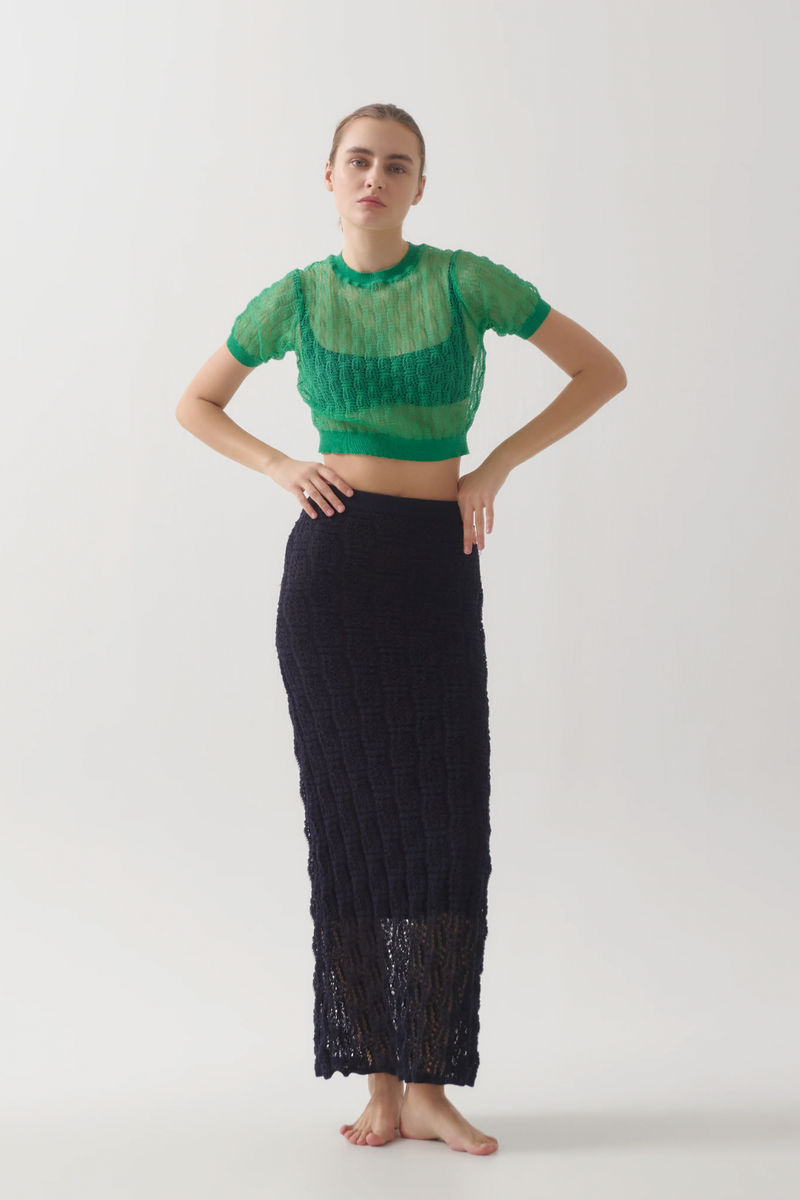 スカート NICENICE MOMENT /LACE KNIT skirt NICENICE MOMENT 