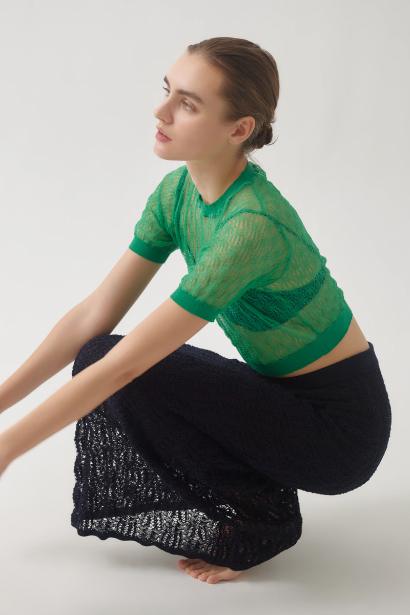 スカート NICENICE MOMENT /LACE KNIT skirt NICENICE MOMENT 