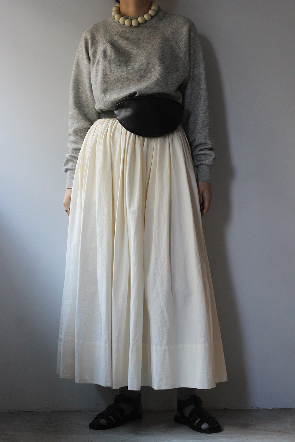 charrita "falda manta" (off white)
