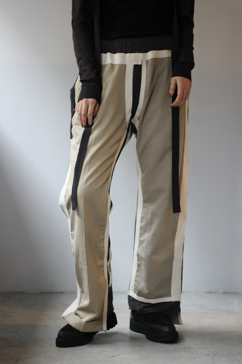 Rebuild by Needles "Chino Pant -> Covered Pant" (charcoal) 3