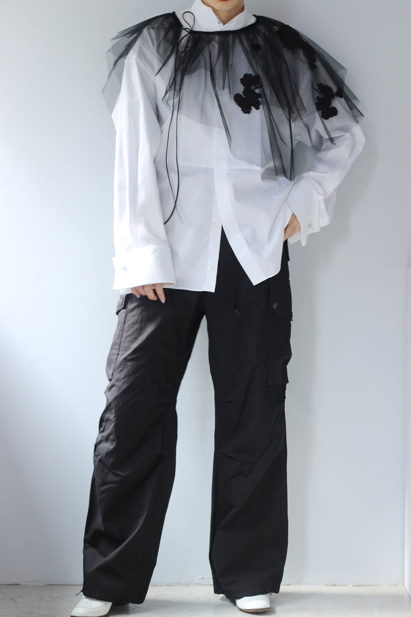 ニードルズ　フィールドパンツ　ブラック　XS ガーメンツ NEEDLES Field Pant - C/N Oxford Cloth / Black (MENS & LADIES)