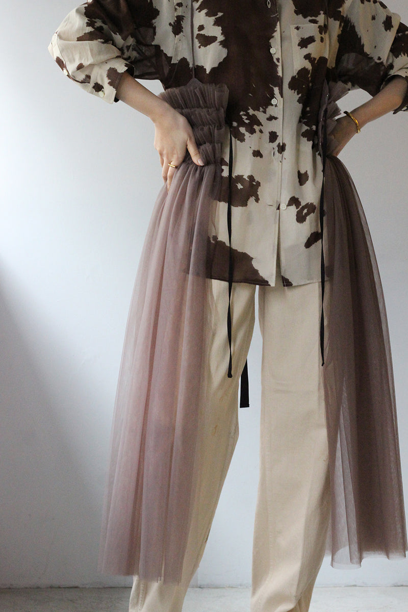 SALE】bighug バリコットンチューブスカート○マルーンムジ （バルーン  