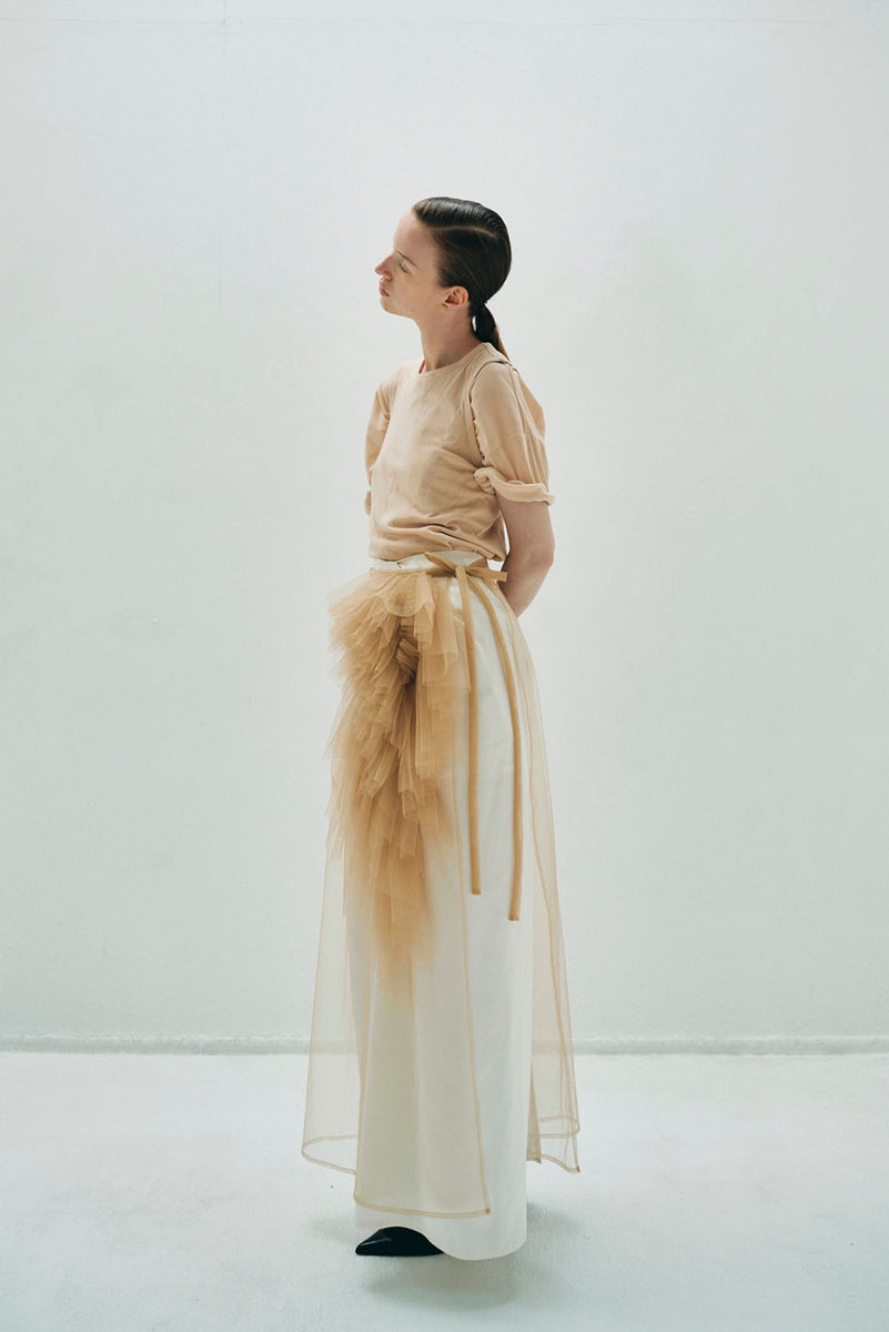 marge_tokyo Tulle decorative wrap skirt