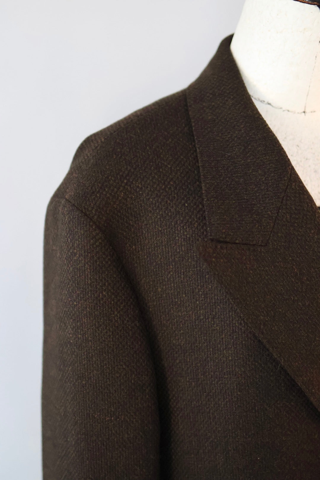MARGE “wool double-breasted peak lapel jacket“