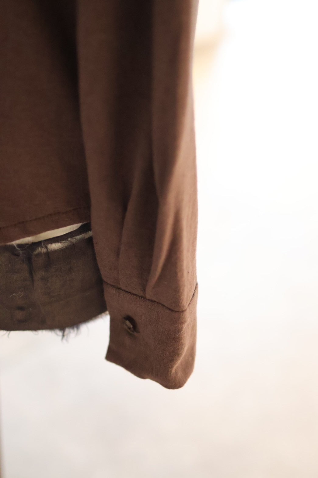 fifi collection "cotton jersey shirt" (brown)