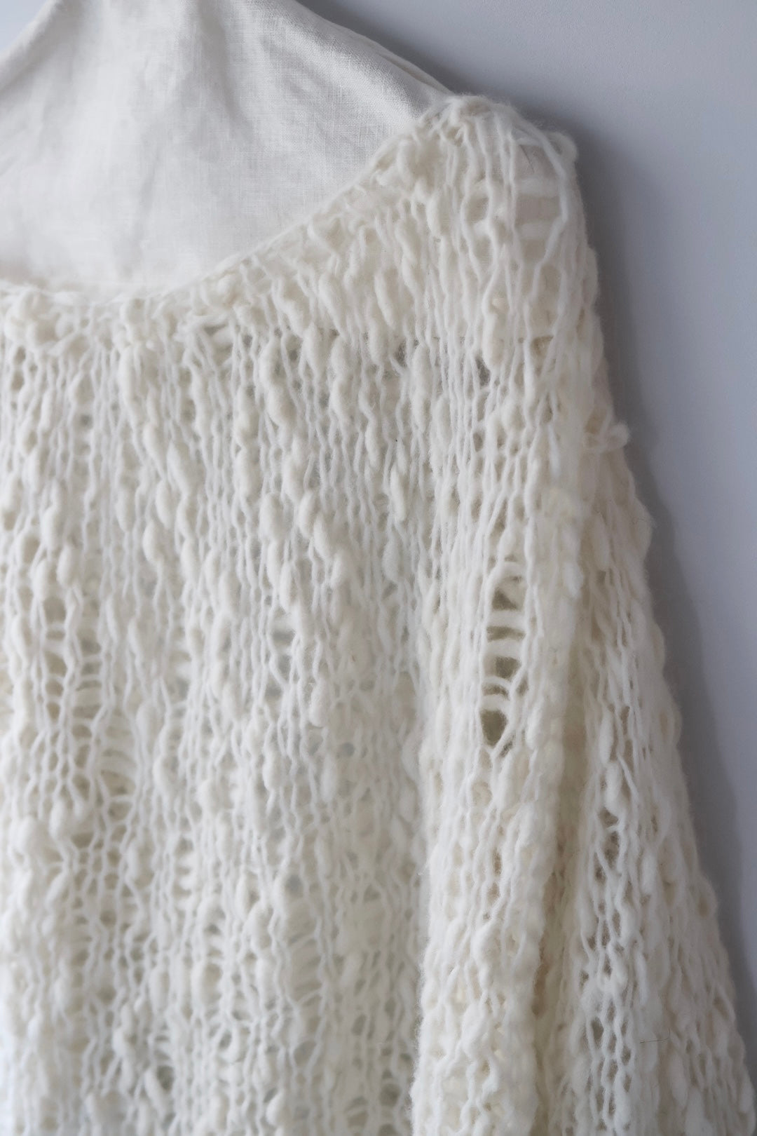 ERiKO KATORi "low gauge hand knit" (ivory)