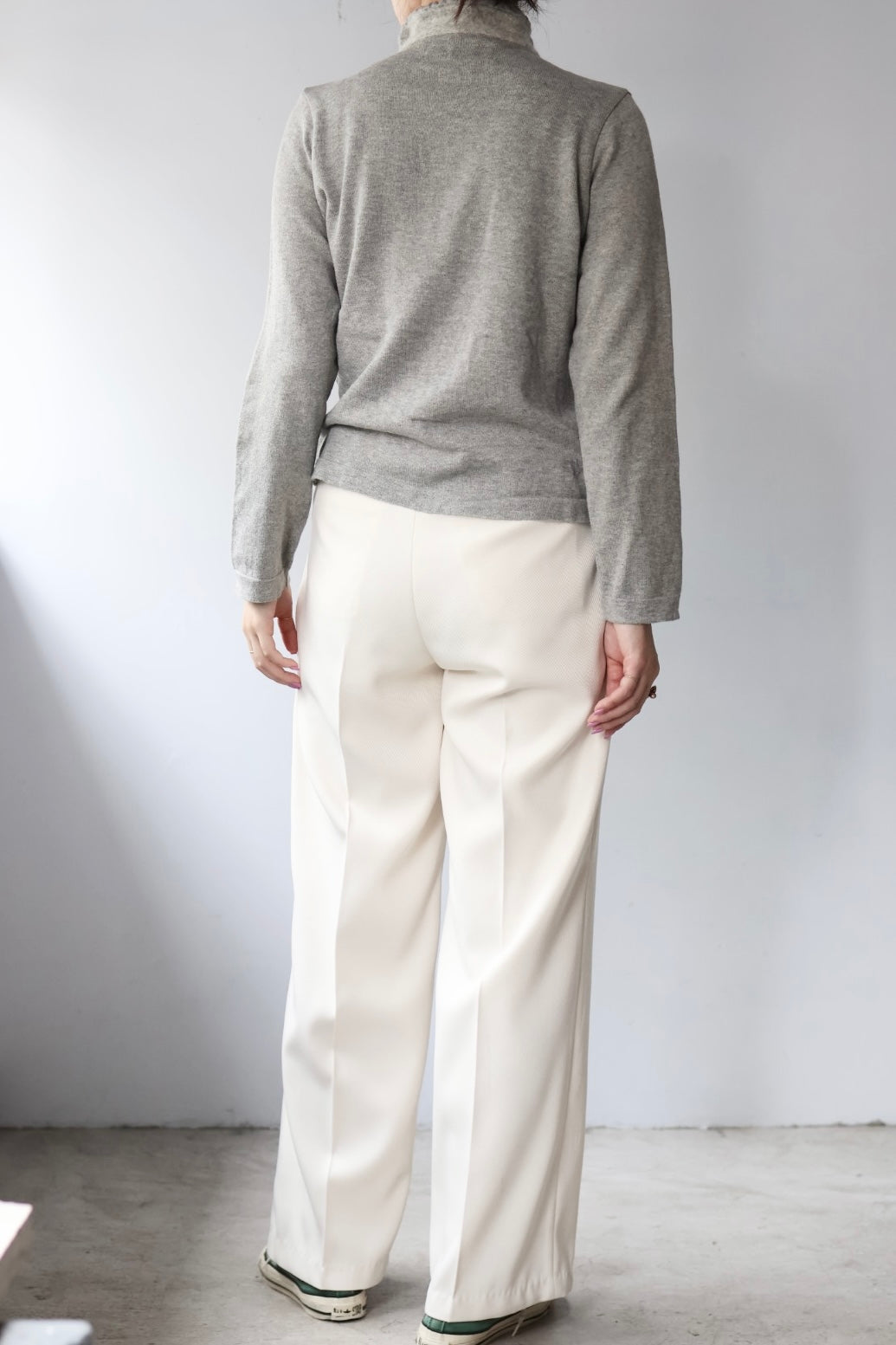 Pillings "undulated cardigan" (gray)
