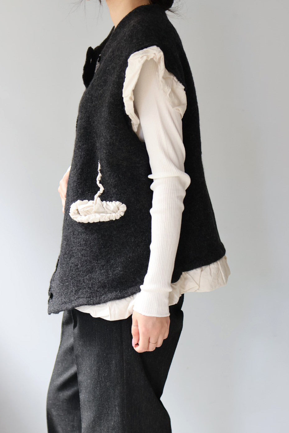 Pillings "fulling vest" (chacoal)