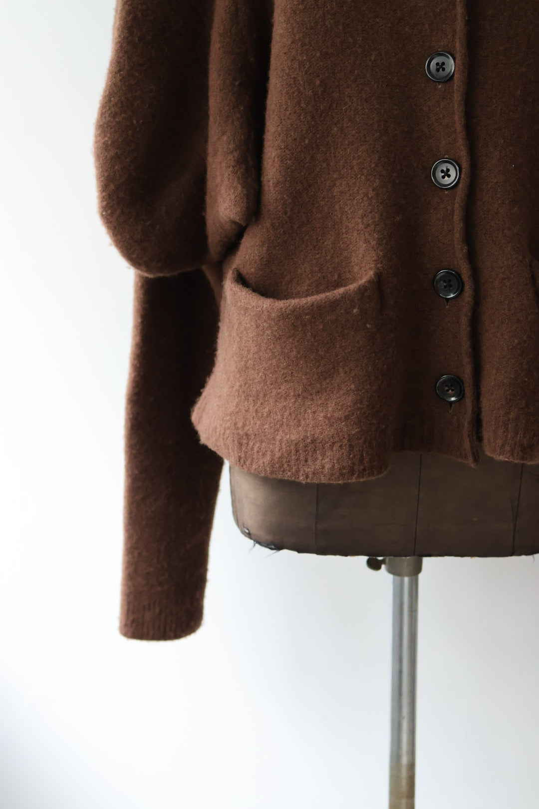 Pillings "inside puff Cardigam" (brown)