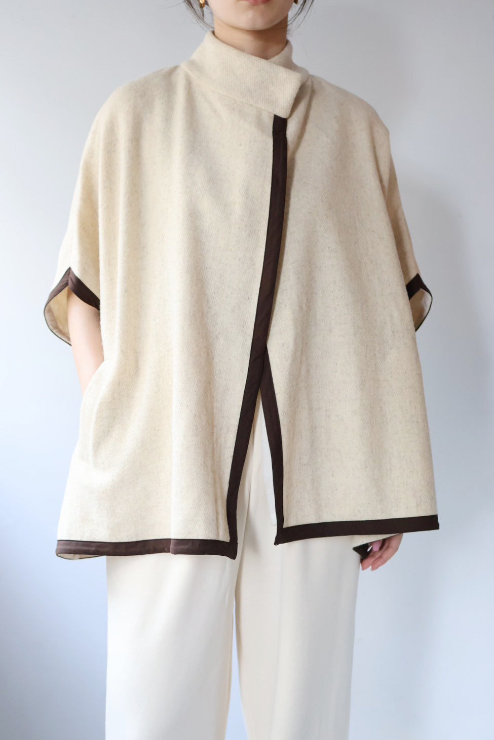 charrita "capa de lana" (off white)