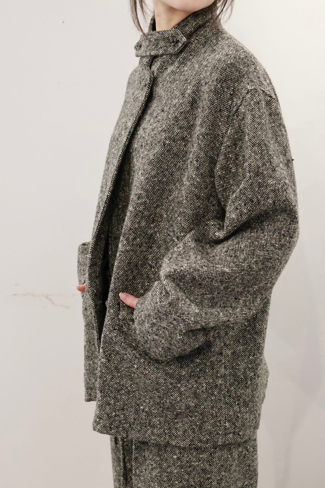 ERiKO KATORi "nep tweed jacket" (black)