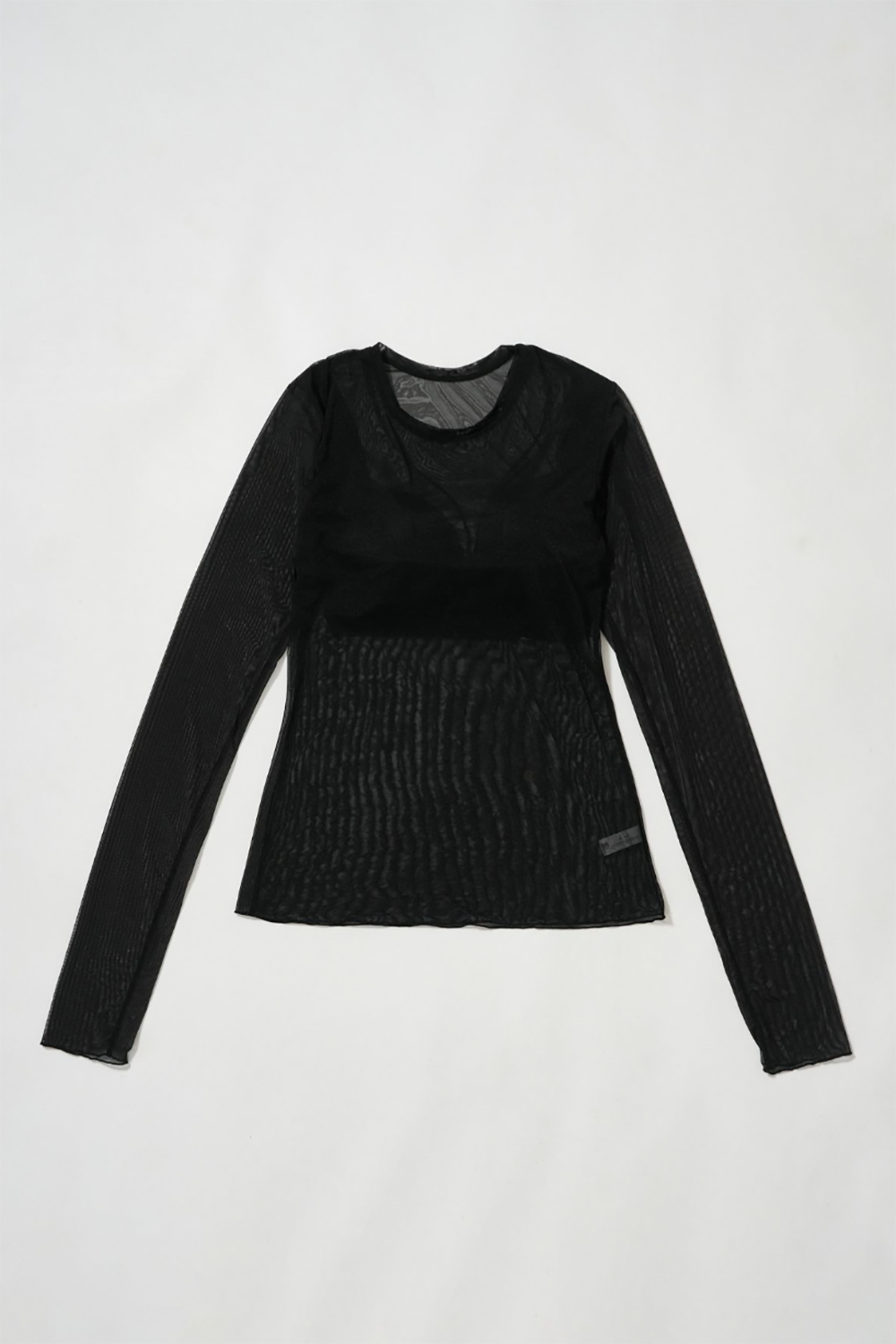 NICENICE MOMENT "MESH LS SHELL" (black)