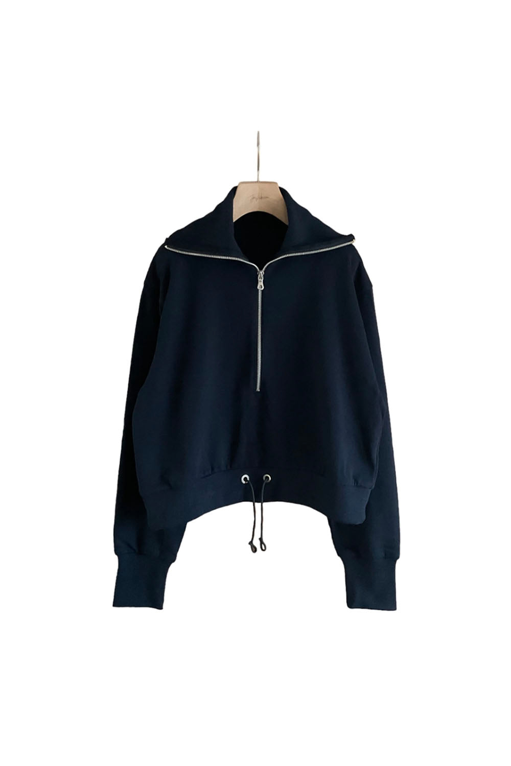 JUN MIKAMI "half zip pullover" (navy)