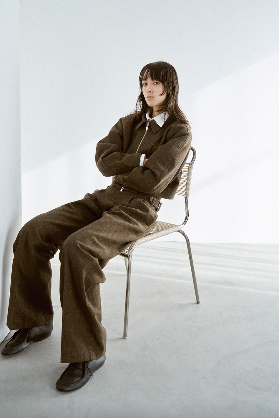 NEPLA "short zip blouson" (khaki)