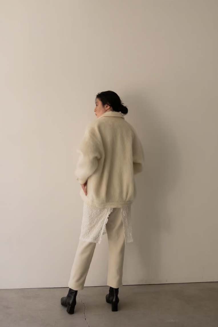 ERiKO KATORi "kid mohair jacket" (ivory)