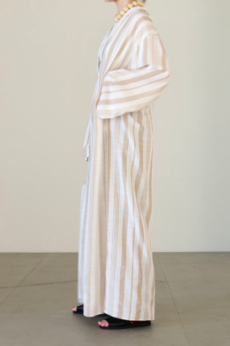 charrita "vestido geraba" (beige stripe)