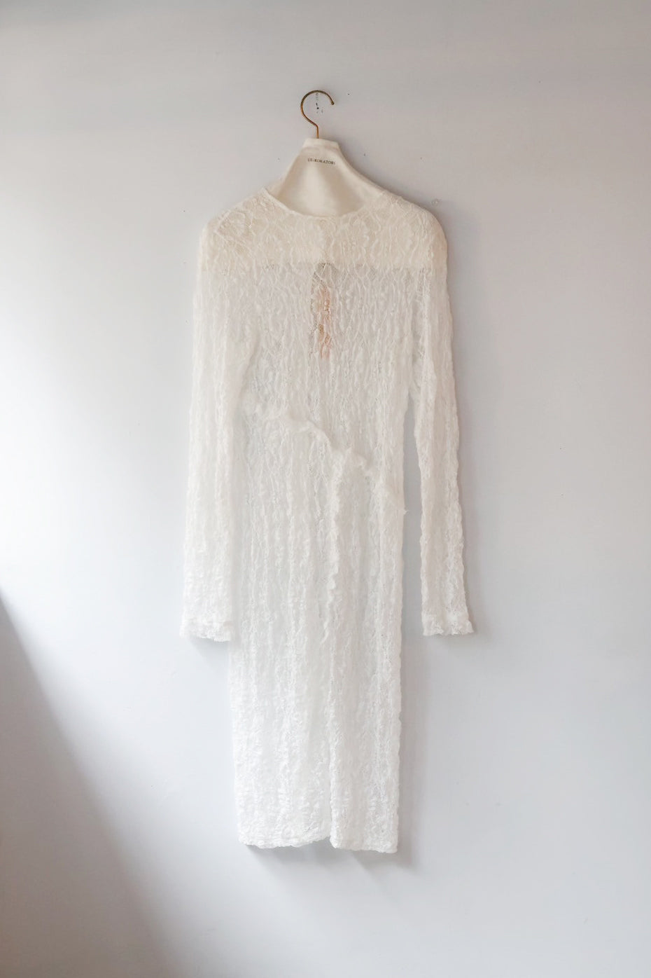 ERiKO KATORi "stretch lace frill dress" (ivory)