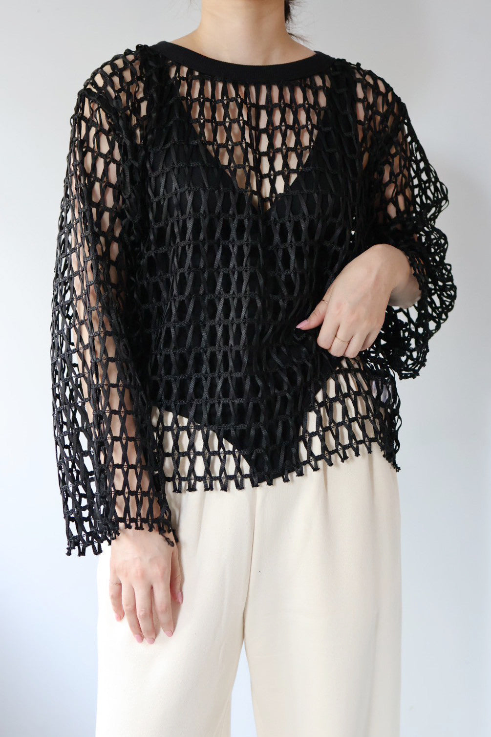 HAKUJI "Raschel lace big PO"