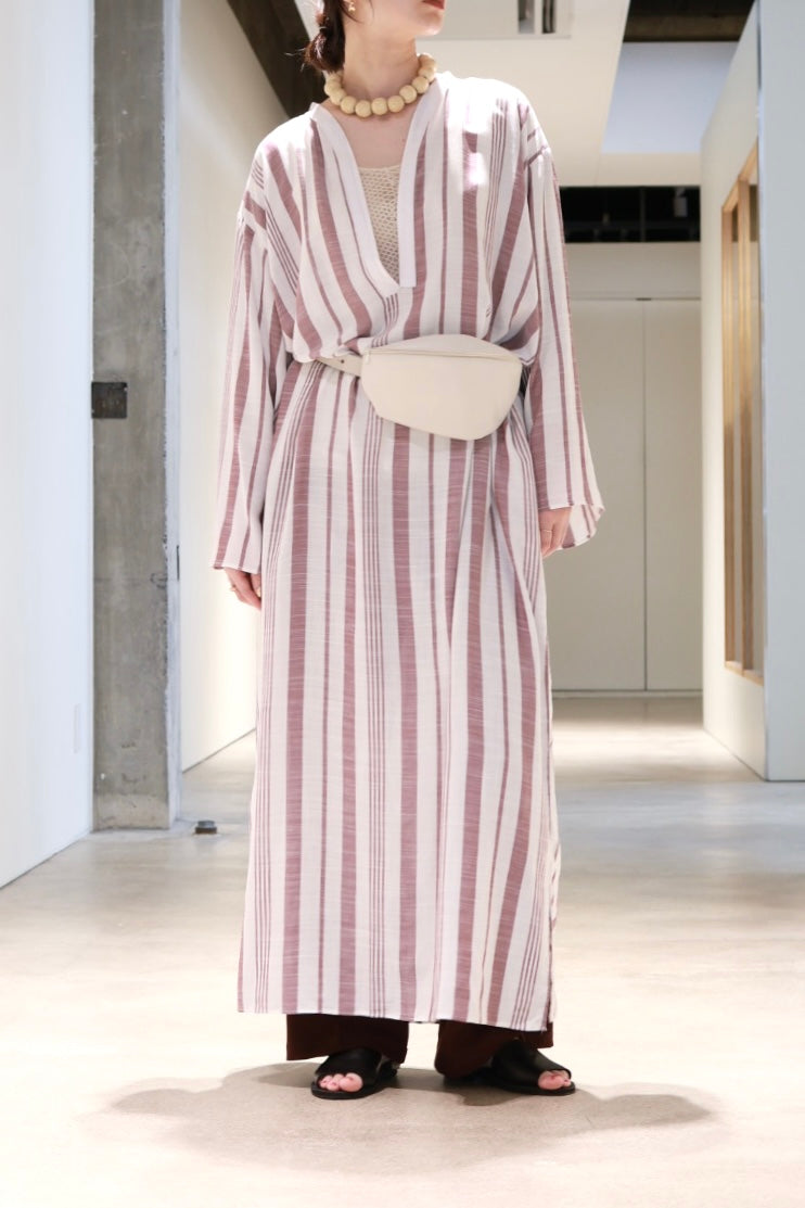 charrita "vestido geraba" (rose stripe)