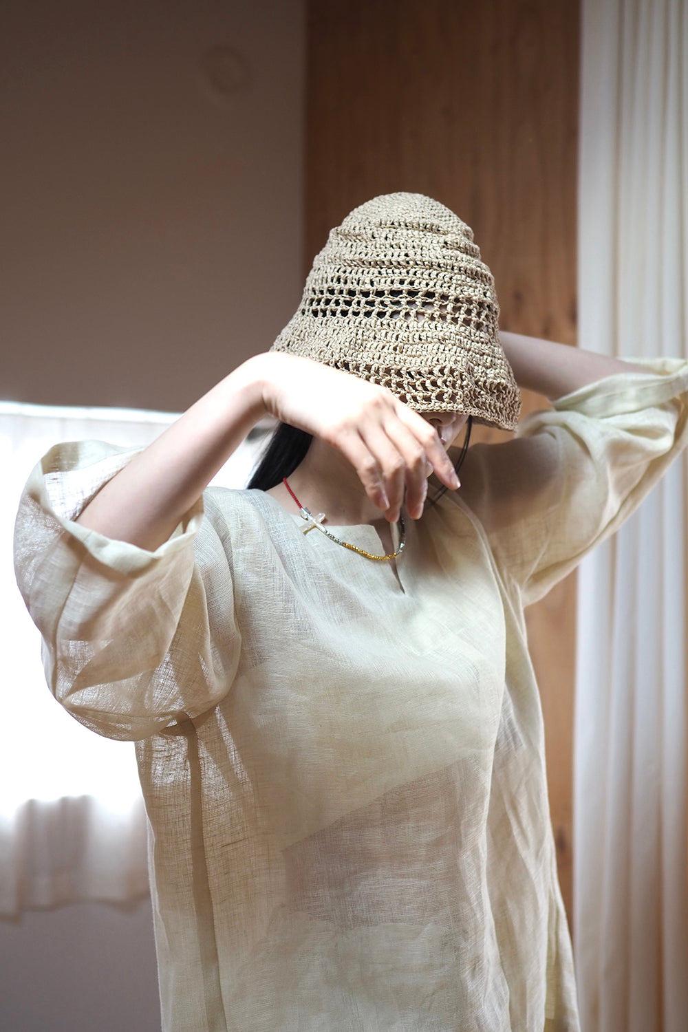 Y.A.Acc "hand crochet bowl hat"