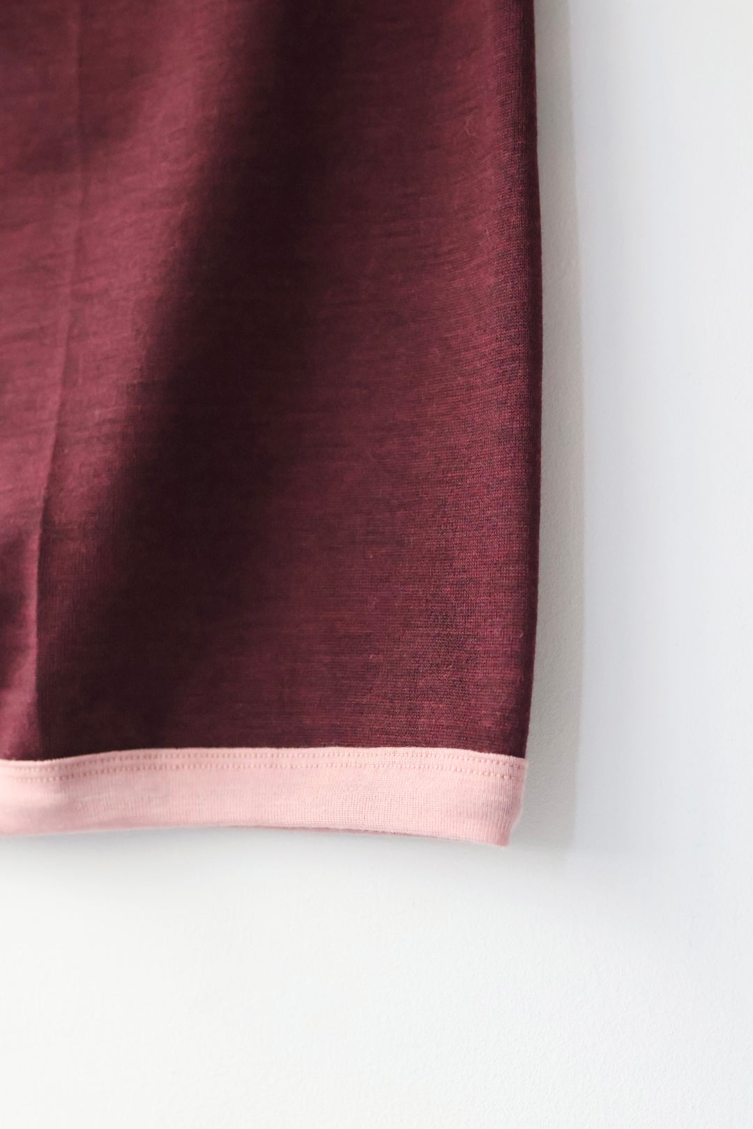 fifi collection "Merino wool trim bare top" (burgundy)