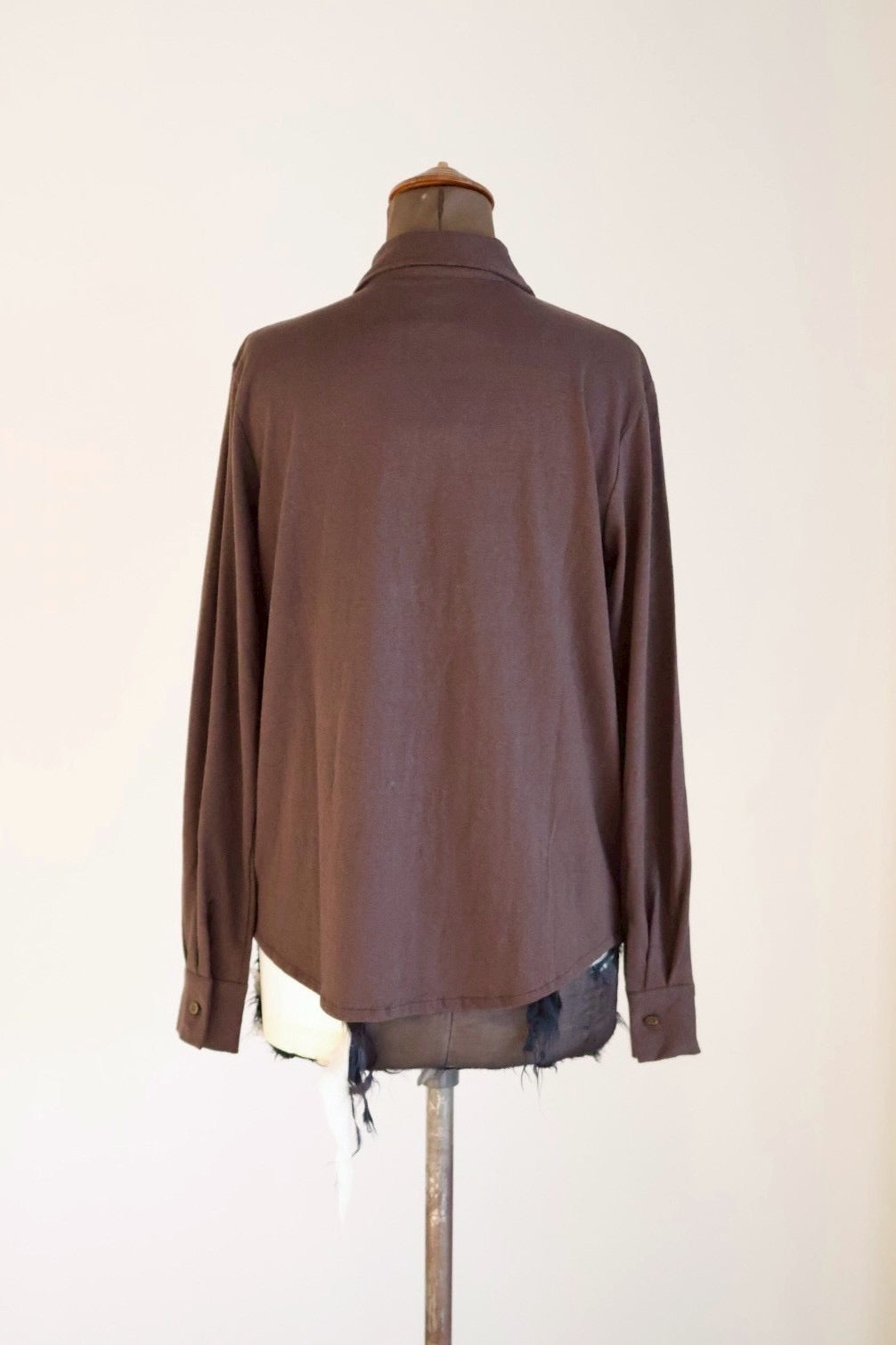 fifi collection "cotton jersey shirt" (brown)