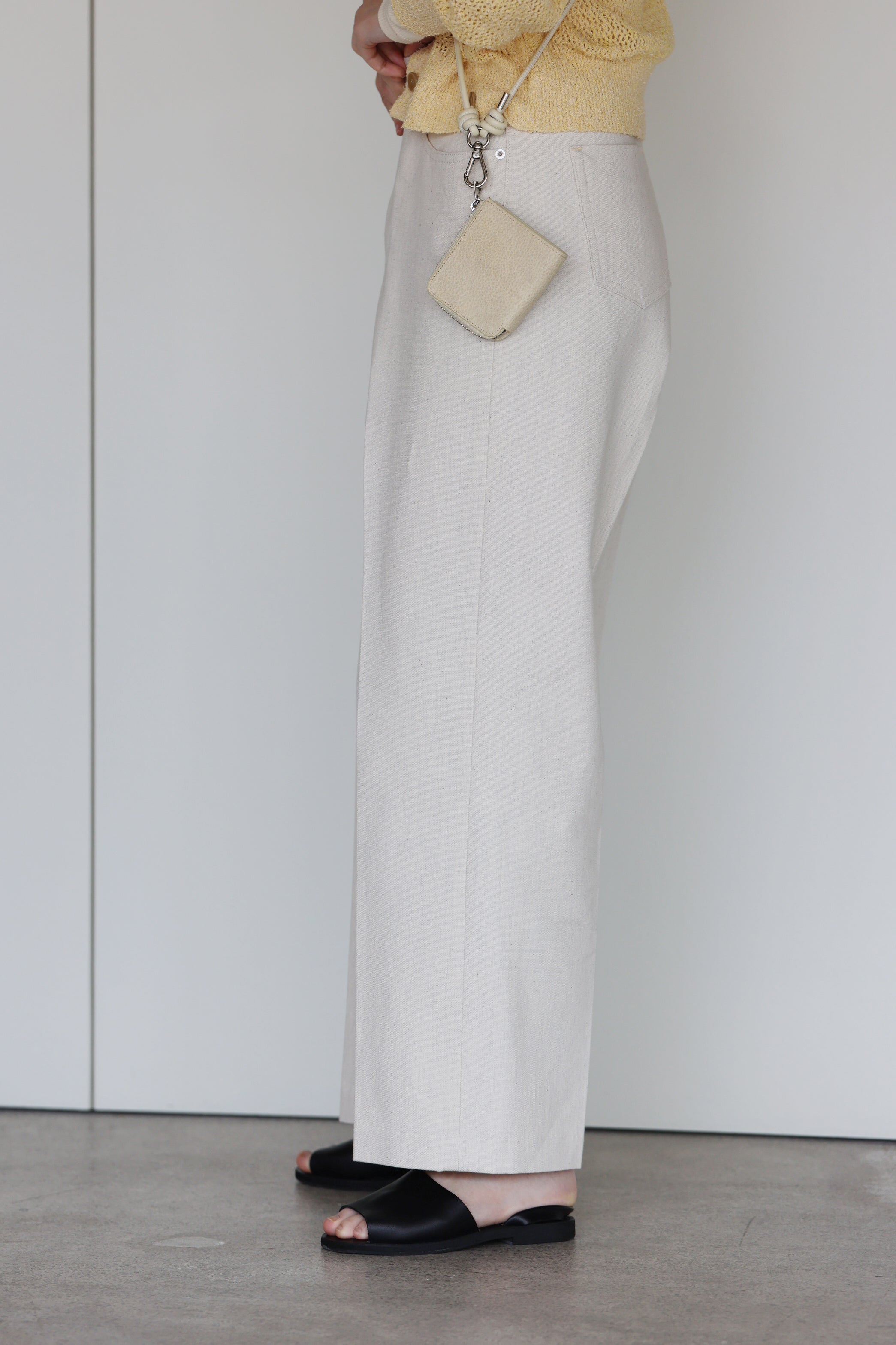 NEPLA "wide pants cream" (cream)