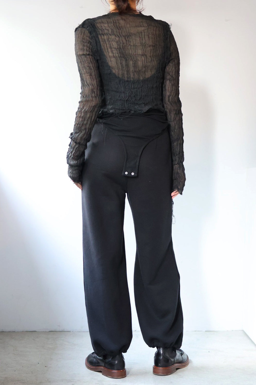 ERiKO KATORi "sweat wide pants" (black)