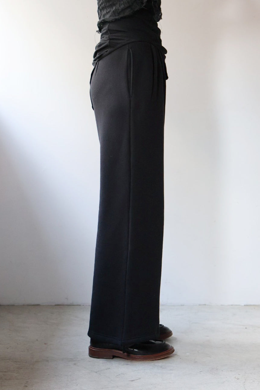 ERiKO KATORi "sweat wide pants" (black)