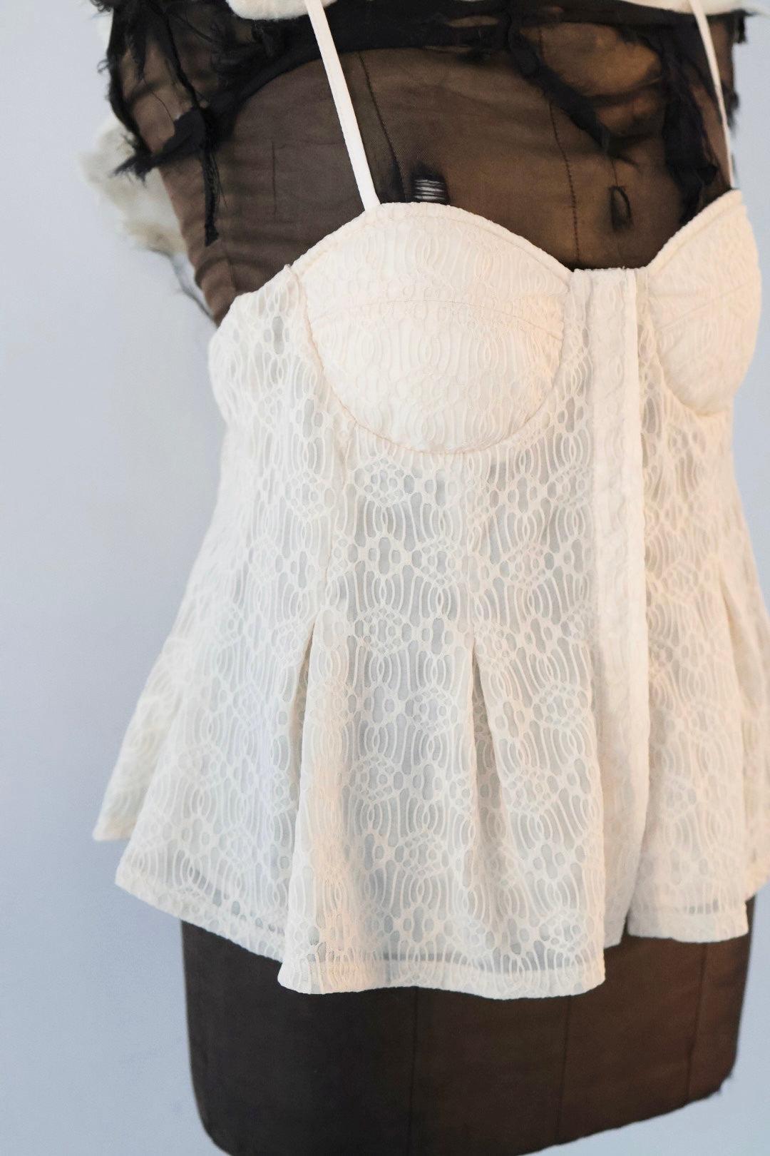 charrita "Bustier clasico" (ivory)