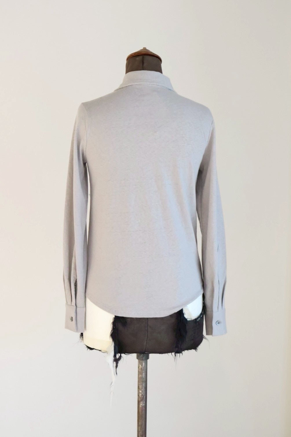 fifi collection "cotton jersey shirt" (gray)