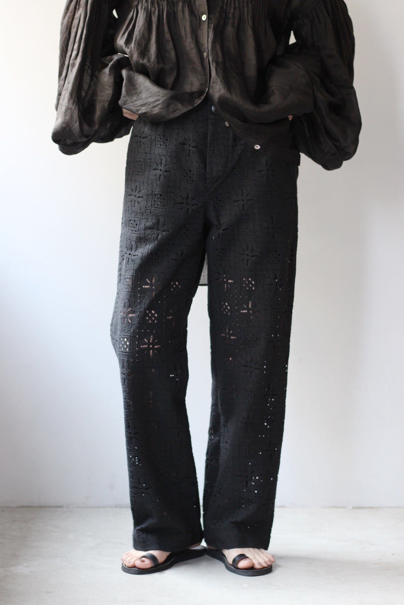 UNUSED "Lace pant" (black)