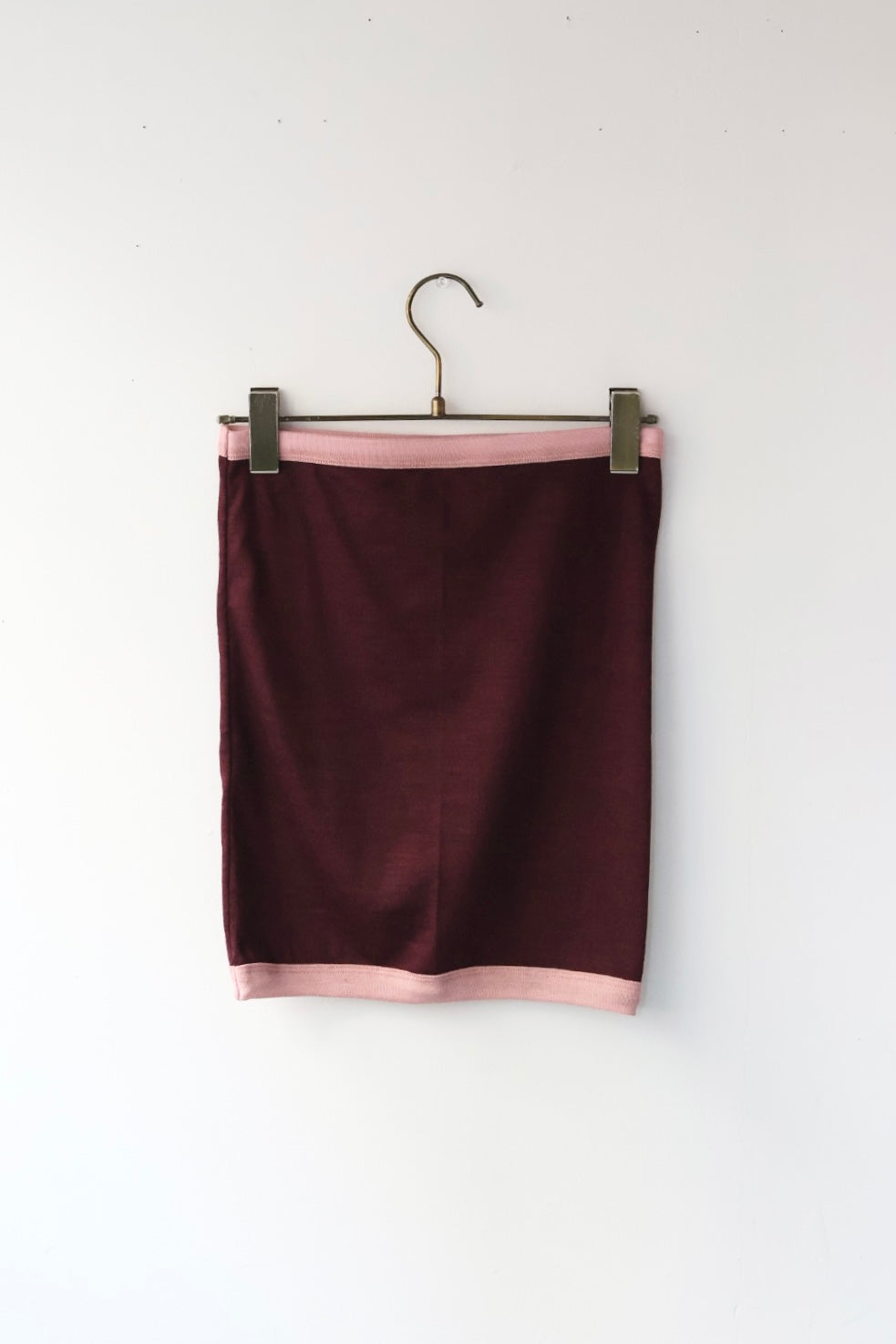 fifi collection "Merino wool trim bare top" (burgundy)