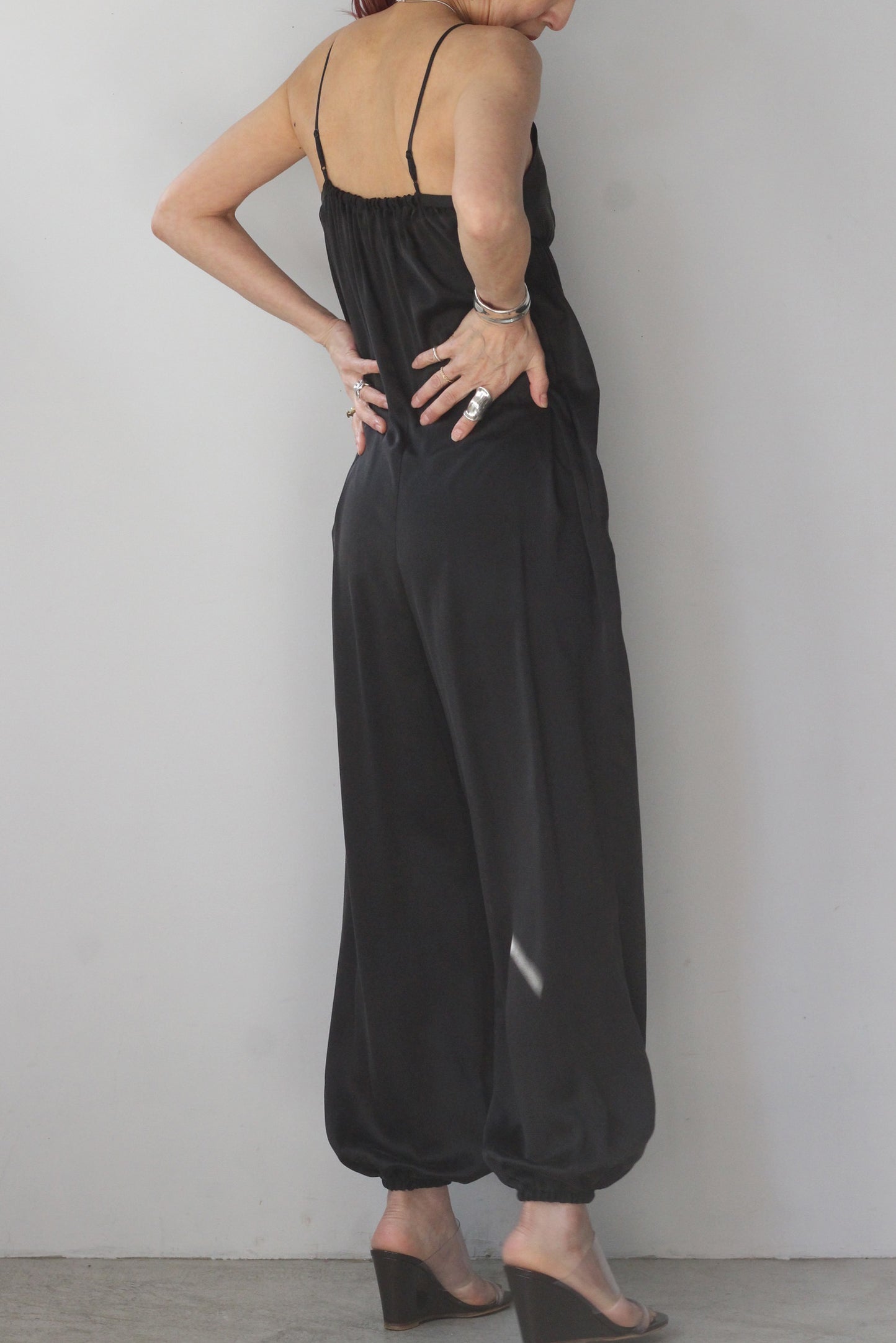 ERiKO KATORi "silk harem jumpsuit" (black)