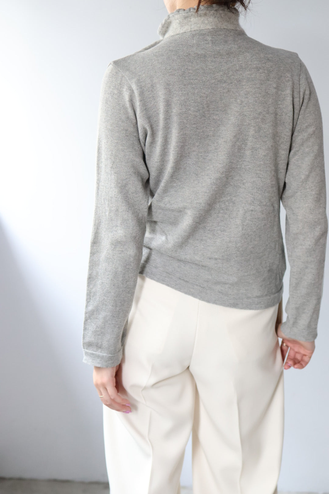 Pillings "undulated cardigan" (gray)