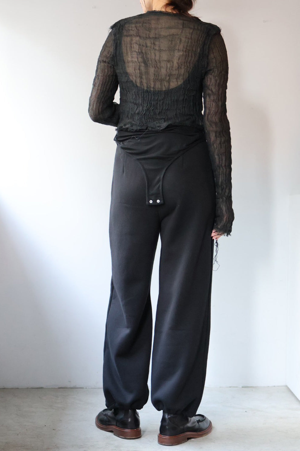 ERiKO KATORi "sweat wide pants" (black)