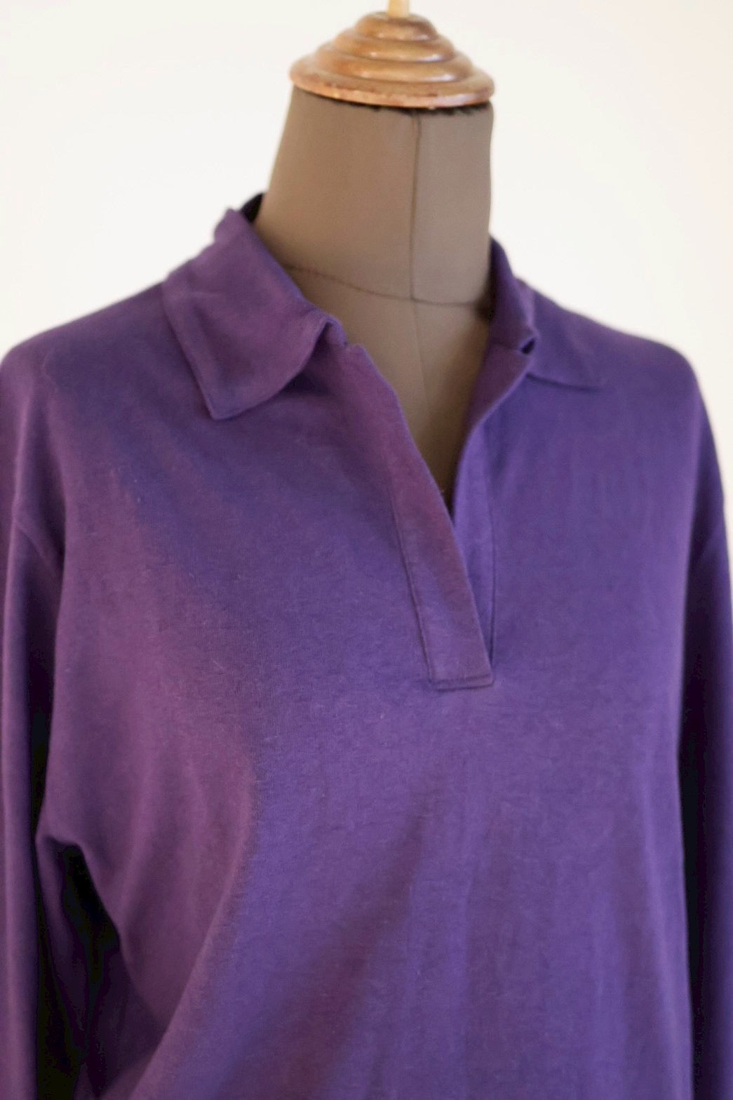 fifi collection "cotton jersey pullover" (purple)