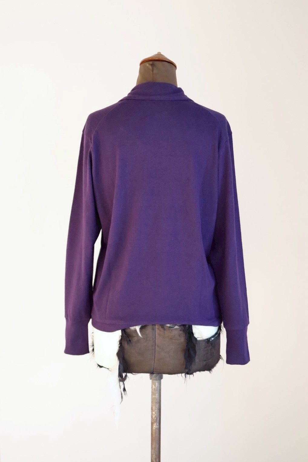 fifi collection "cotton jersey pullover" (purple)