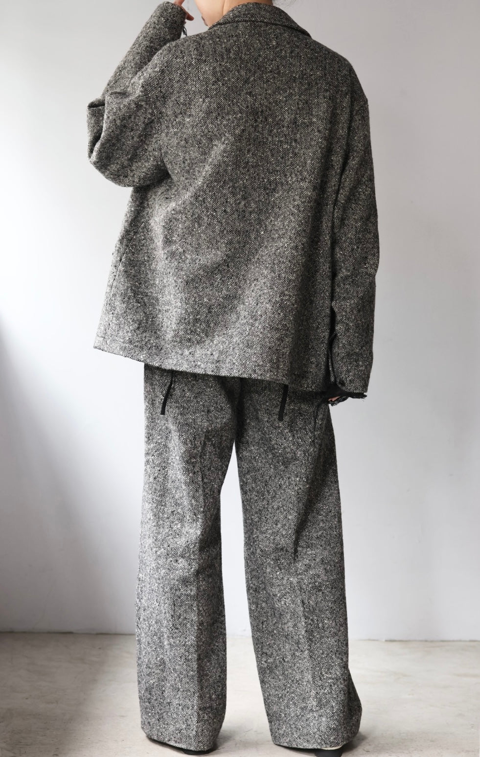 ERiKO KATORi "nep tweed jacket" (black)