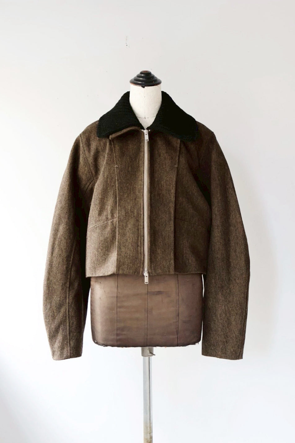 NEPLA "short zip blouson" (khaki)
