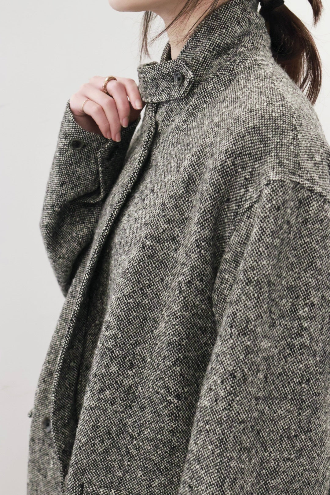 ERiKO KATORi "nep tweed jacket" (black)