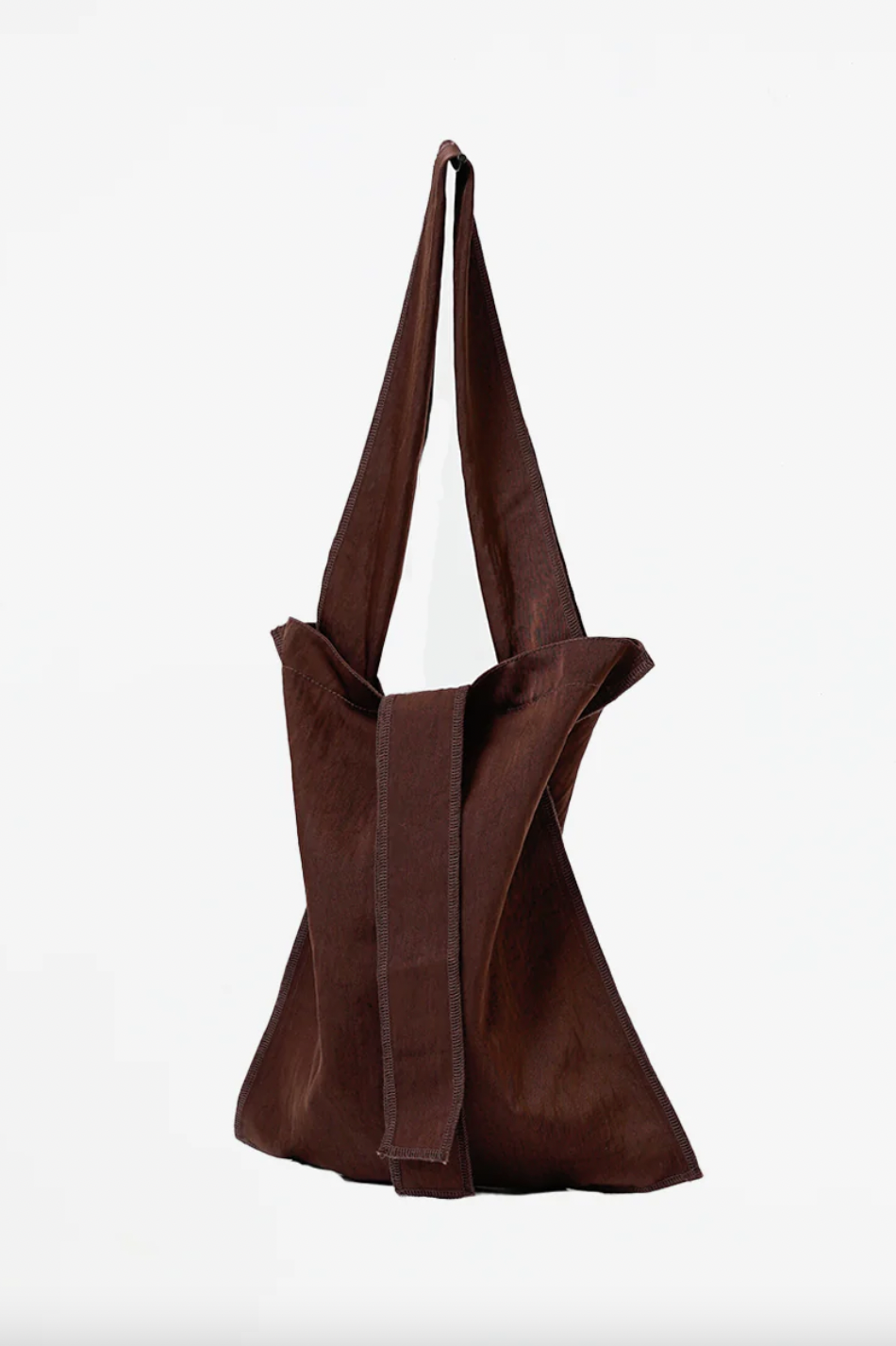 ITTI "MARY INSIDE OUT TOTE - M” (brown, green, red)