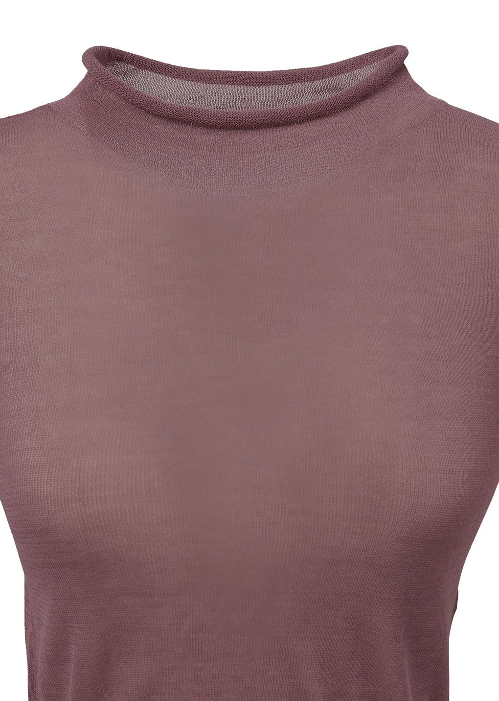 AMOMENT "sheer cropped knit" (pink)