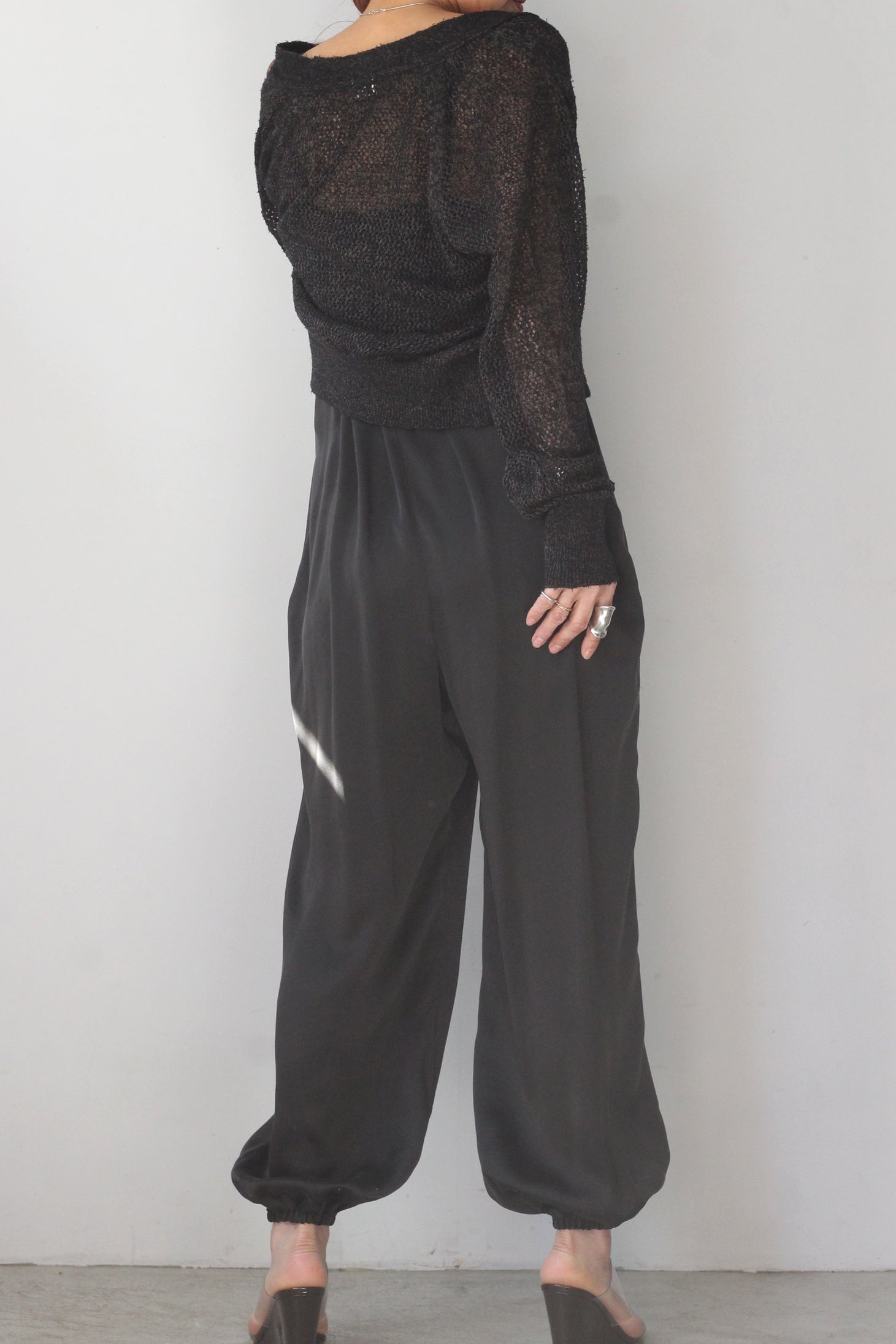 ERiKO KATORi "silk harem jumpsuit" (black)