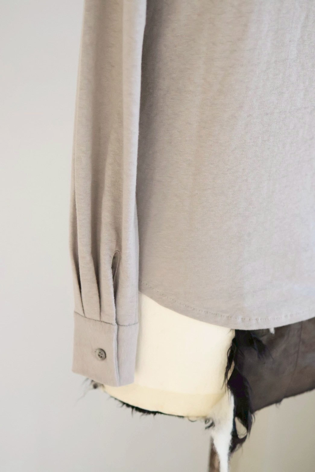fifi collection "cotton jersey shirt" (gray)