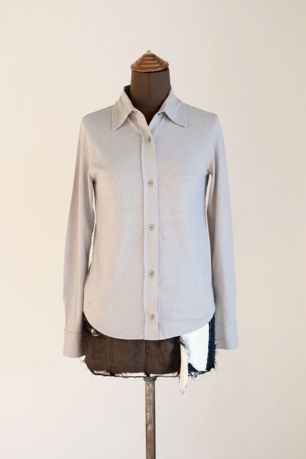 fifi collection "cotton jersey shirt" (gray)