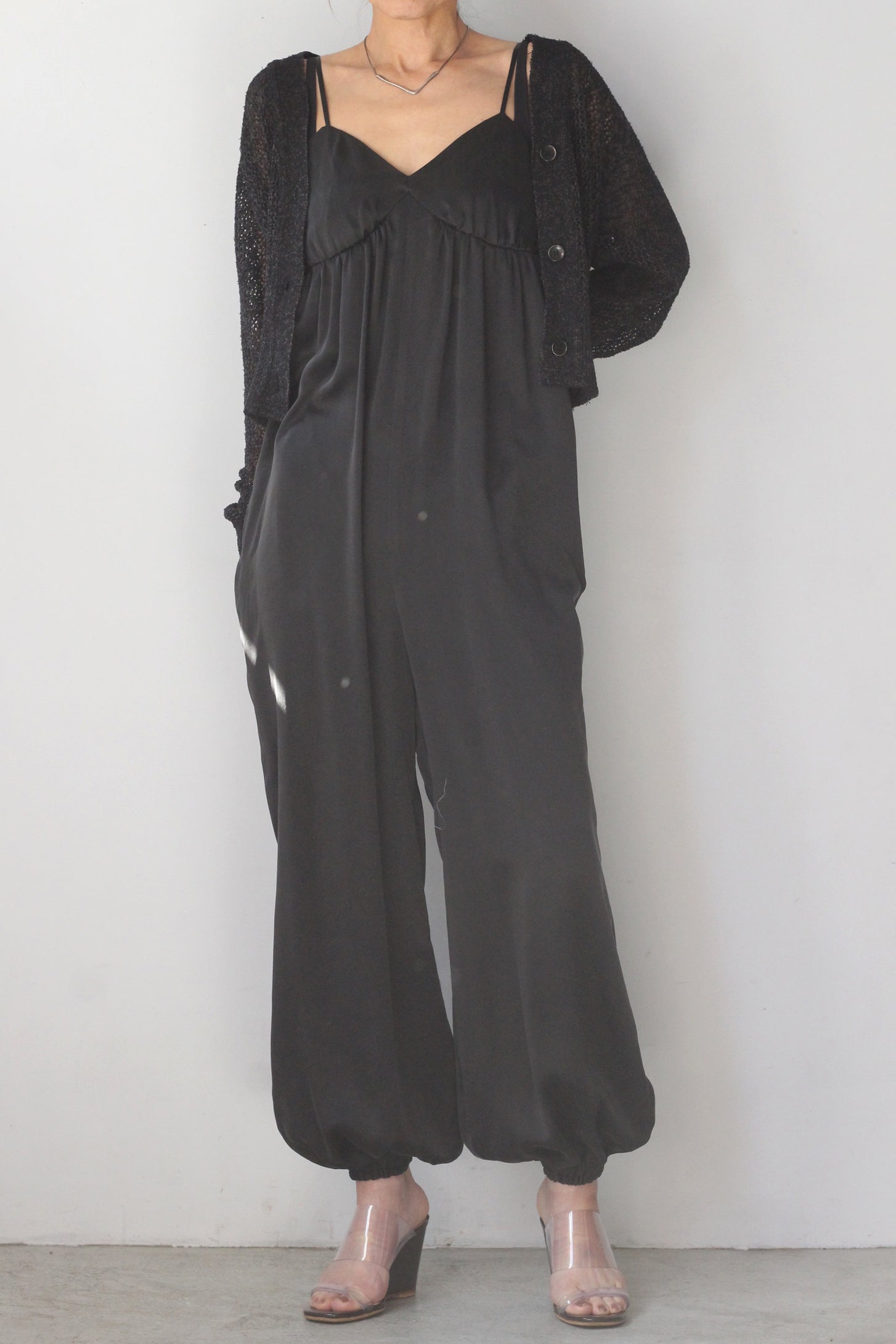 ERiKO KATORi "silk harem jumpsuit" (black)