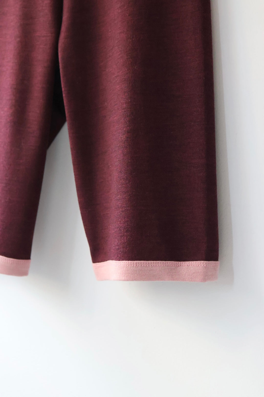 fifi collection "Merino wool trim biker pants" (burgundy)
