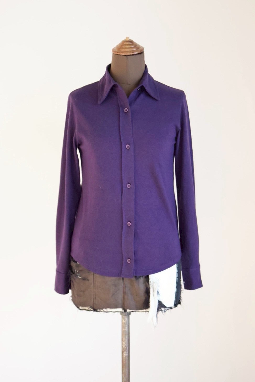 fifi collection "cotton jersey shirt" (purple)