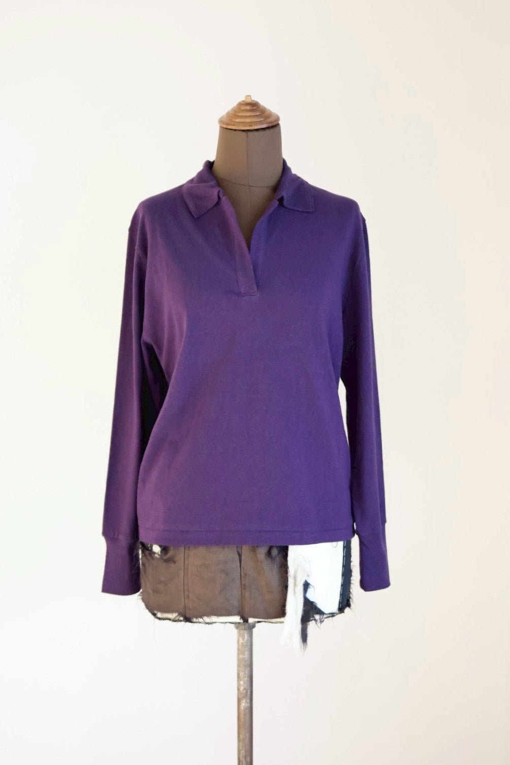 fifi collection "cotton jersey pullover" (purple)
